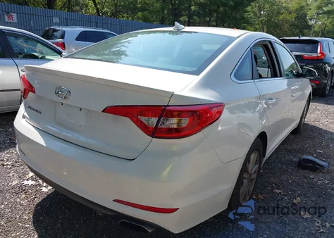 2017 Hyundai Sonata Se z USA, uszkodzony, nr VIN 5NPE24AF7HH484175